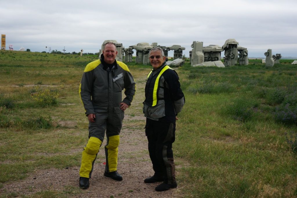 Dom and Dallas at Carhenge
